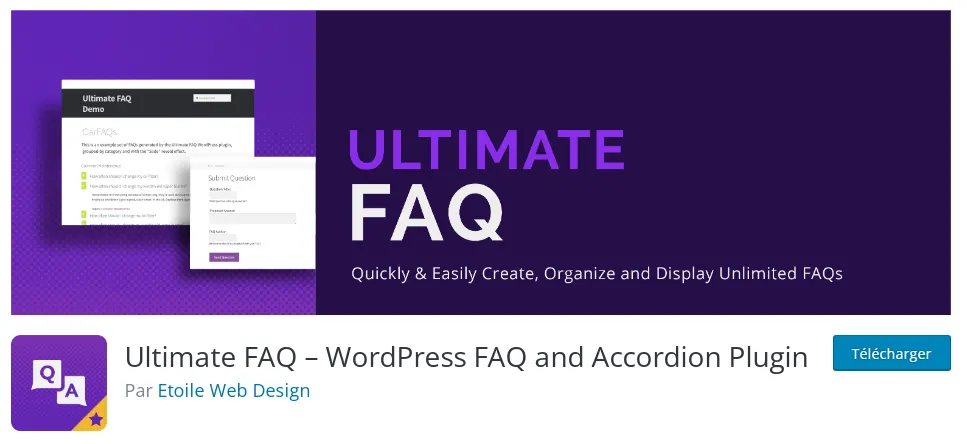 Plugin Wordpress Ultimate FAQ